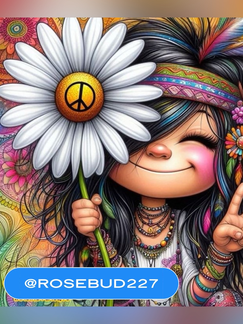 Rosebud’s Groovy Peace & Love Share Show